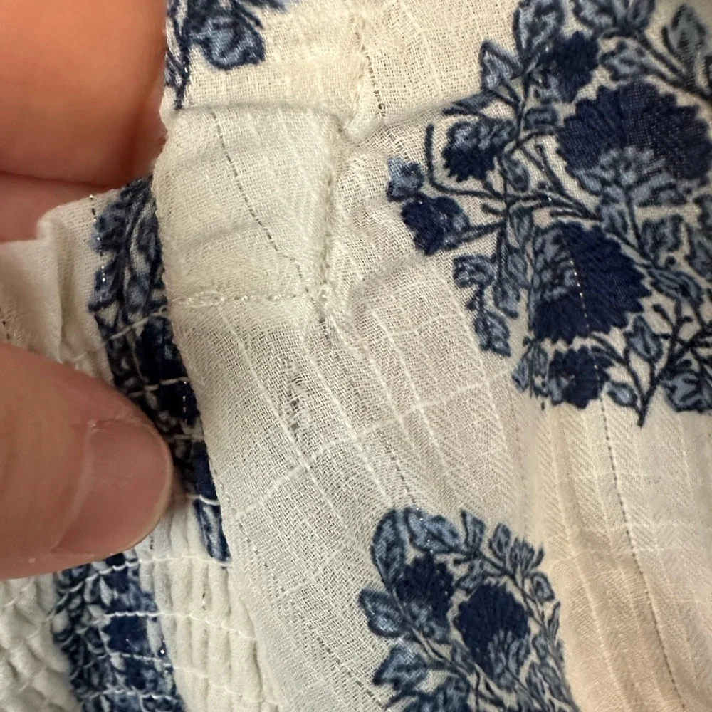 J.Crew Batik Print Puff Sleeve Mini Dress - size small - Picture 3 of 4